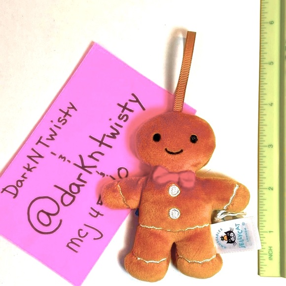 BNWT JELLYCAT FESTIVE FOLLY GINGERBREAD FRED (only) - Picture 3 of 8